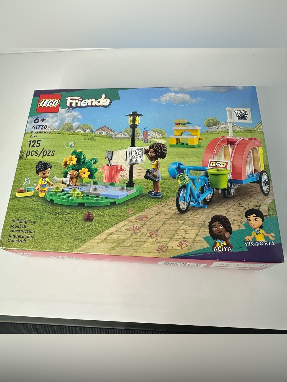 LEGO Friends 41738 Dog Rescue Bike 125 Pieces Aliya Victoria Building Set